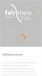 Mobile Screenshot of fair-rhein.de